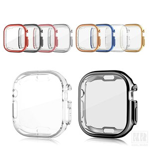 Apple Watch Ultra 4 / Ultra3�p / Ultra2�p / Ultra1�p �P�[�X �J�o�[ �N���A �ϏՌ� ���b�L TPU �\�t�g�P�[�X �t���ی� �t�B������� ���h�~ 49mm �A�b�v���E�H�b�`�E���g���p