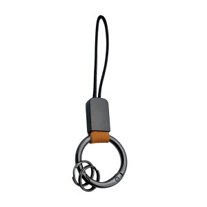 YubiKey 5/5C NFC�p �L�[�z���_�[ �������O �J���r�i�t�� �X�g���b�v�t�� �A���~+�|���G�X�e��