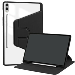Galaxy Tab S12 Ultra�p �P�[�X �蒠�^ �J�o�[ �I�[�g�X���[�v �@�\�t�� �w�ʓ��� �X�^���h�@�\ �y�����[ Samsung �M�����N�V�[�p �^�uS12�E���g���p 14.6 �C���`�p �Ռ��z�� �蒠�^PU���U�[�P�[�X / �J