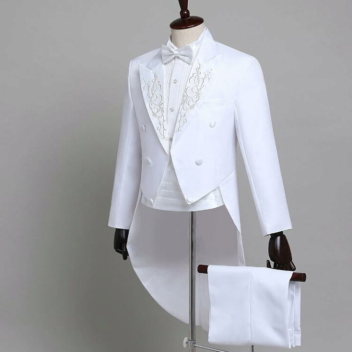 楽天市場】 メンズ スーツ タキシード メンズスーツ 4点セット 礼服 