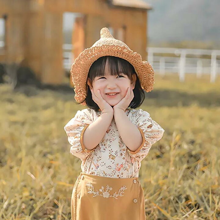 楽天市場】どんぐり帽子 キッズ 麦わら帽子 大きいサイズ 草編み帽子  