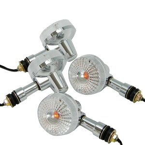 でかい GS ウインカー クリア 4個セット Zウインカー GS400 GSX ゴキ ザリ GT380 ZII Z2 ZRX Dトラッカー エリミネーター バリオス GB250 ジェイド ホーネット VTR250 CB400 CB750 ホーネット 旧車 バイク カス