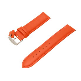 腕時計 ベルト 本革 20mm レザー バンド Diloy302エッセンシャル オレンジ