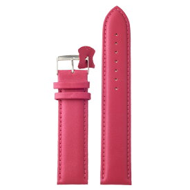 腕時計 ベルト ロングサイズ 本革 22mm レザー バンド Diloy 302エッセンシャル ピンク