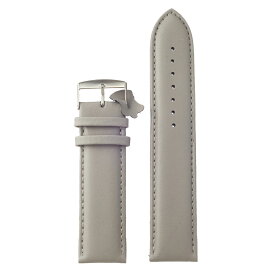 腕時計 ベルト ロングサイズ 本革 24mm レザー バンド Diloy 302エッセンシャル グレー