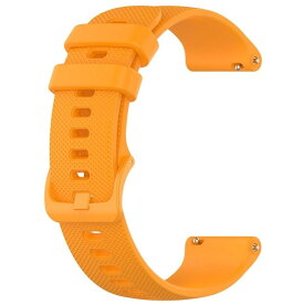 Diloy 腕時計ベルト シリコン 耐汗性 ヨーロピアン ソフトタッチ スマートウォッチ BR42 オレンジ 20mm