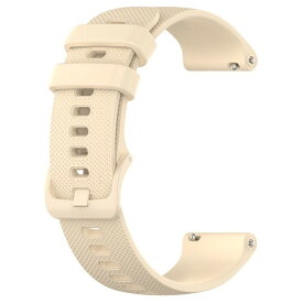 Diloy 腕時計ベルト シリコン 耐汗性 ヨーロピアン ソフトタッチ スマートウォッチ BR42 クリーム 22mm