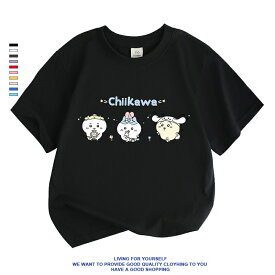 【楽天スーパーセール】chiikawa ちいかわ 子供用 Tシャツ 半袖なんか小さくてかわいいやつ アニメ周辺 夏服 日常服 シャツ運動服 柔らかい 通気性 応援服 誕生日プレゼント