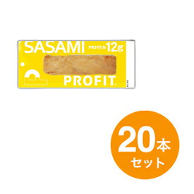 プロフィットSASAMI P12レモンフレーバー　20本入り ◇ 国産鶏 チキン ササミ タンパク質 たんぱく質 とりささみ サラダ ソーセージ 低糖質 糖質オフ 糖質削減 常温 ◇【p-up】