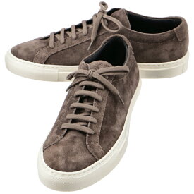 【SALE】コモン プロジェクツ/COMMON PROJECTS シューズ メンズ ACHILLES IN WAXED SUEDE アキレス スエード コモンプロジェクト スニーカー WARM GREY BROWN(3874) 2386-0002-3874[OTTSHOES]
