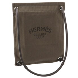 エルメス/HERMES バッグ メンズ MALINE CHEVRON CANVAS BAG ショルダーバッグ KAKI/EBENE H079946CK