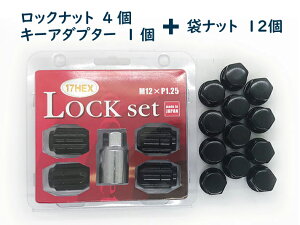 4���p ���b�N�i�b�g�Z�b�g DK 17HEX 60°�e�[�p�[�� M12xP1.25 �u���b�N�����Y