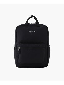 キッズ ロゴ リュックサック agnes b. ENFANT アニエスベー バッグ リュック・バックパック ブラック【送料無料】[Rakuten Fashion]