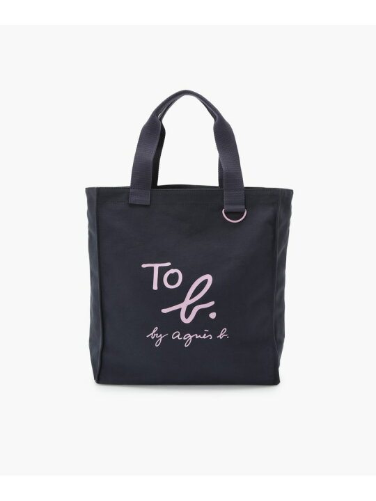 楽天市場】コットン ロゴ トートバッグ To b. by agnes b 