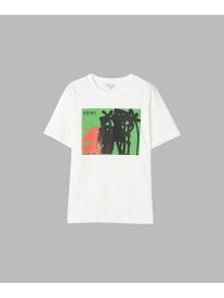 agnes b. * KRINK * PARCO * 台南市美術館 プリント コットン 半袖 アーティスト Tシャツ agnes b. FEMME アニエスベー トップス カットソー・Tシャツ ホワイト【送料無料】[Rakuten Fashion]
