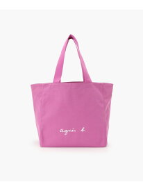 WEB限定 GO03-01 ロゴトートバッグ agnes b. VOYAGE アニエスベー バッグ トートバッグ ピンク【送料無料】[Rakuten Fashion]