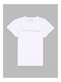 S345 TS メッセージTシャツ agnes b. FEMME アニエスベー トップス カットソー・Tシャツ ホワイト【送料無料】[Rakuten Fashion]