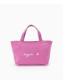 WEB限定 GO03-02 ロゴトートバッグ agnes b. VOYAGE アニエスベー バッグ トートバッグ ピンク【送料無料】[Rakuten Fashion]