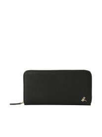 レザー ラウンドジップ ロングウォレット "Petit b." EW13Bー05 agnes b. VOYAGE アニエスベー 財布・ポーチ・ケース 財布 ブラック【送料無料】[Rakuten Fashion]