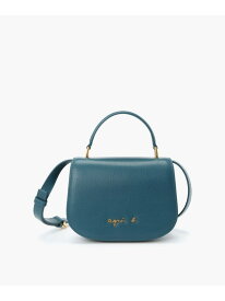 【SALE／40%OFF】【by R 限定品】agnes b. レザー 2way ショルダーバッグ "City" ZAS02-01 agnes b. VOYAGE アニエスベー バッグ ハンドバッグ ブルー【RBA_E】【送料無料】[Rakuten Fashion]