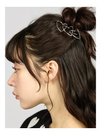 WV91 BALLETTA ラインハートバレッタ To b. by agnes b. アニエスベー ヘアアクセサリー バレッタ・ヘアクリップ・ヘアピン シルバー[Rakuten Fashion]