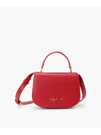【SALE／40%OFF】【by R 限定品】agnes b. レザー 2way ショルダーバッグ "City" ZAS02-01 agnes b. VOYAGE アニエスベー バッグ ハンドバッグ レッド【RBA_E】【送料無料】[Rakuten Fashion]