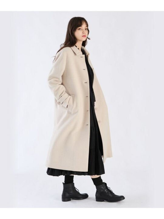 楽天市場】WU60 MANTEAU ウールロングコート To b. by agnes b  