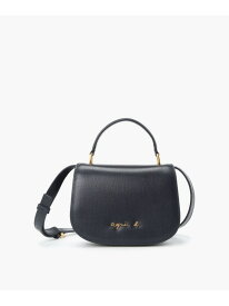 【SALE／40%OFF】【by R 限定品】agnes b. レザー 2way ショルダーバッグ "City" ZAS02-01 agnes b. VOYAGE アニエスベー バッグ ハンドバッグ ネイビー【RBA_E】【送料無料】[Rakuten Fashion]