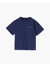 S179 TS ロゴTシャツ agnes b. FEMME アニエスベー トップス カットソー・Tシャツ ネイビー【送料無料】[Rakuten Fashion]