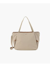 ナイロン ラージ トートバッグ "Origami" ABS07-04 agnes b. VOYAGE アニエスベー バッグ トートバッグ ベージュ【送料無料】[Rakuten Fashion]