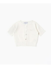 K330 E CARDIGAN キッズ カーディガン agnes b. ENFANT アニエスベー トップス カーディガン ホワイト【送料無料】[Rakuten Fashion]