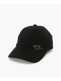 WV93 CAP ミニロゴキャップ To b. by agnes b. アニエスベー 帽子 キャップ ブラック【送料無料】[Rakuten Fashion]