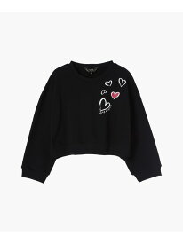 WU88 PULLOVER スプリンクルハートプリントプルオーバー To b. by agnes b. アニエスベー トップス カットソー・Tシャツ ブラック【送料無料】[Rakuten Fashion]