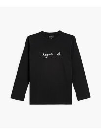 S137 TS ロゴTシャツ agnes b. FEMME アニエスベー トップス カットソー・Tシャツ ブラック【送料無料】[Rakuten Fashion]