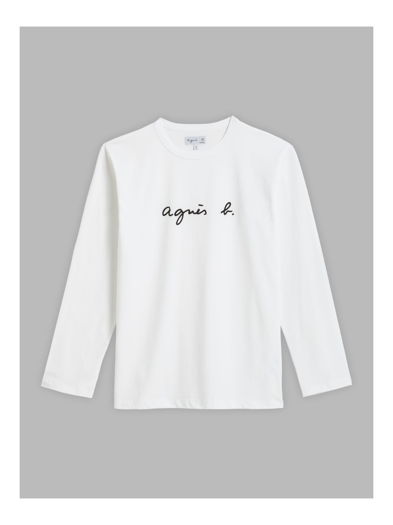 S137 TS ロゴTシャツ agnes b. アニエスベー トップス カットソー・Tシャツ ホワイト【送料無料】[ Fashion]のサムネイル