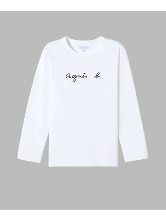 楽天市場】ロゴプリント コットン 長袖 Tシャツ 