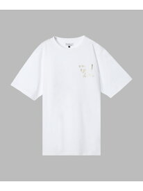 【SALE／40%OFF】【by R 限定品】agnes b. プリント コットン 半袖 Tシャツ "un coeur d'or !!" agnes b. FEMME アニエスベー トップス カットソー・Tシャツ ホワイト【RBA_E】【送料無料】[Rakuten Fashion]