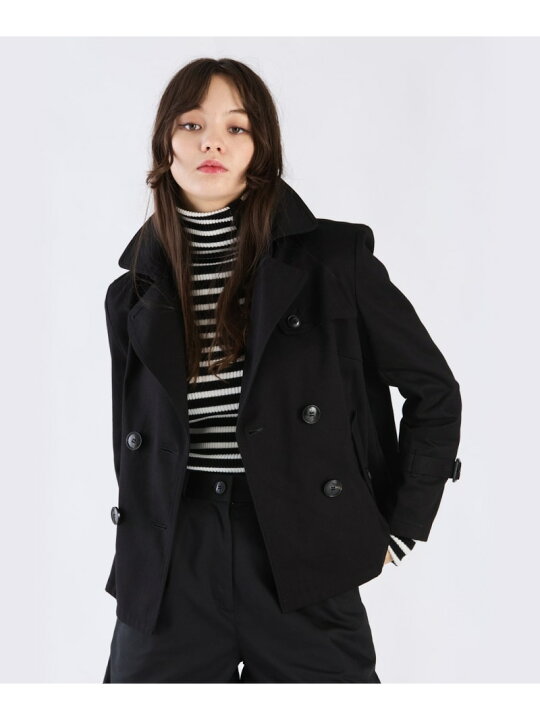 楽天市場】【SALE／30%OFF】WW63 VESTE ツイルショートトレンチ 