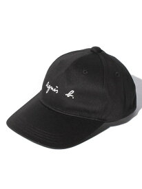 GL11 L CASQUETTE ベビー ロゴキャップ agnes b. ENFANT アニエスベー 帽子 キャップ ブラック【送料無料】[Rakuten Fashion]
