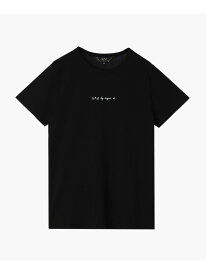 ミニロゴ コットン 半袖 Tシャツ To b. by agnes b. アニエスベー トップス カットソー・Tシャツ ブラック【送料無料】[Rakuten Fashion]