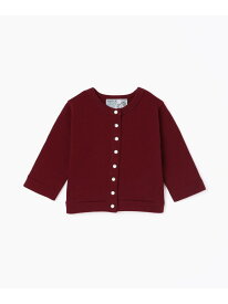 M001 L CARDIGAN ベビー カーディガンプレッション agnes b. ENFANT アニエスベー トップス カーディガン レッド【送料無料】[Rakuten Fashion]