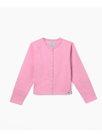 M001 CARDIGAN カーディガンプレッション [Made in France] agnes b. FEMME アニエスベー トップス カーディガン ピンク【送料無料】[Rakuten Fashion]