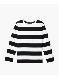 太ボーダー コットン 長袖Tシャツ "Cool" agnes b. FEMME アニエスベー トップス カットソー・Tシャツ【送料無料】[Rakuten Fashion]
