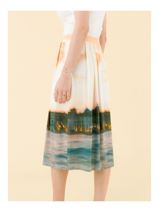 楽天市場】【SALE／55%OFF】NR55 JUPE フォトフレアスカート agnes b 