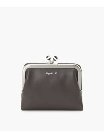レザー がま口 ミニ ウォレット "Irene" PAW07-06 agnes b. VOYAGE アニエスベー 財布・ポーチ・ケース 財布 ブラウン【送料無料】[Rakuten Fashion]