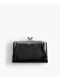 レザー がま口 ウォレット "Irene" PAW07-03 agnes b. VOYAGE アニエスベー 財布・ポーチ・ケース 財布 ブラック【送料無料】[Rakuten Fashion]