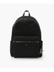 ナイロン ラージ バックパック"Adele" ZAS10-04 agnes b. VOYAGE アニエスベー バッグ リュック・バックパック ブラック【送料無料】[Rakuten Fashion]