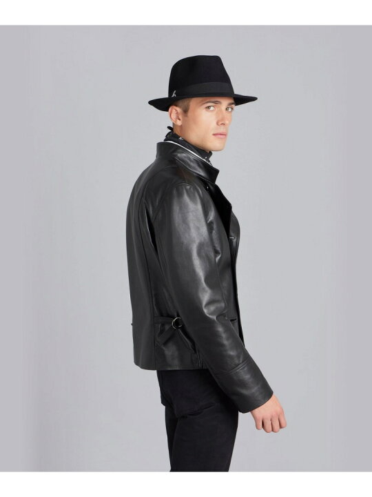 楽天市場】CU32 BLOUSON レザーブルゾン agnes b. HOMME アニエスベー 