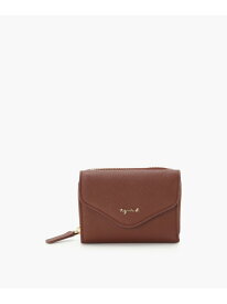 レザー 三つ折りウォレット" ava" TAW02-02 agnes b. VOYAGE アニエスベー 財布・ポーチ・ケース 財布 ブラウン【送料無料】[Rakuten Fashion]