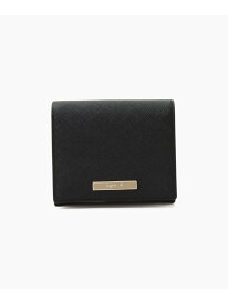 レザー 二つ折り ウォレット "Erika" QAW05-01 agnes b. VOYAGE アニエスベー 財布・ポーチ・ケース 財布 ブラック【送料無料】[Rakuten Fashion]